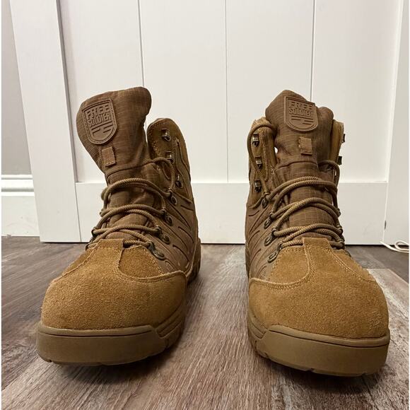 Free Soldier Tactical Hiking Combat Boots Brown Waterproof size 11w main image 6